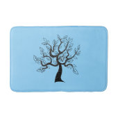 Blue Bath Mat with Tree - Ihre Farben Badematte (Vorderseite)