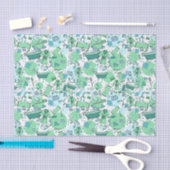 Blue Bathtime Fun Restroom betrachtet Seidenpapier (Handwerk)