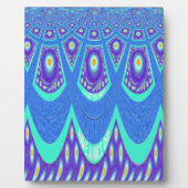 Blue Batik Fotoplatte (Vorderseite)