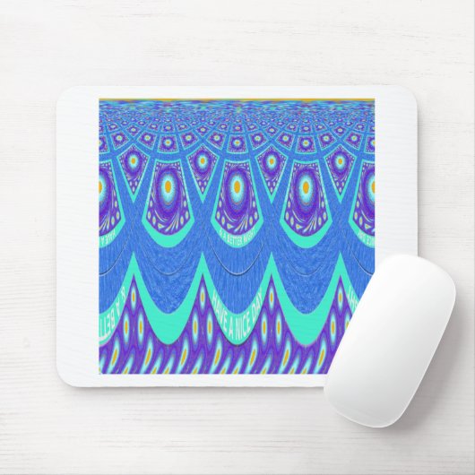 Blue Batik Mousepad (Mit Mouse)