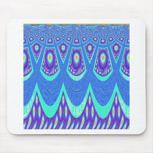 Blue Batik Mousepad (Vorne)