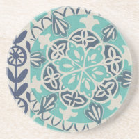 Blue Batik Tile I