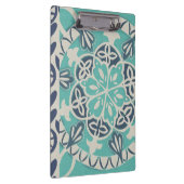 Blue Batik Tile I Klemmbrett (Rechts)