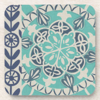 Blue Batik Tile I