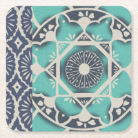 Blue Batik Tile II