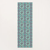 Blue Batik Tile II Yogamatte (Rückseite)