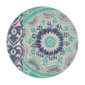 Blue Batik Tile III Schneidebrett (Vorderseite)