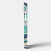 Blue Batik Tile IV Case-Mate iPhone Hülle (Rückseite / Links)