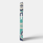 Blue Batik Tile IV Case-Mate iPhone Hülle (Rückseite / Rechts)