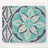 Blue Batik Tile IV Mousepad (Vorne)