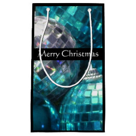 Blue Baubles Frohe Weihnachtsgeschenk Tasche klein Kleine Geschenktüte