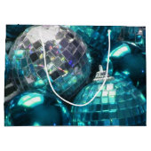 Blue Baubles Geschenktasche Große Geschenktüte (Rückseite)