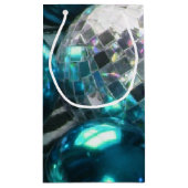 Blue Baubles Geschenktasche klein Kleine Geschenktüte (Rückseite)