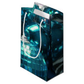 Blue Baubles Geschenktasche klein Kleine Geschenktüte (Vorderseite Schrägansicht)