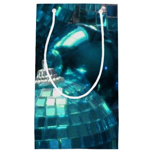 Blue Baubles Geschenktasche klein Kleine Geschenktüte (Vorderseite)
