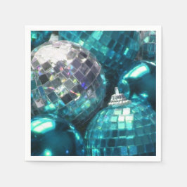Blue Baubles Papierservietten