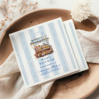 Blue Bauern Market Baby Dusche