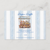 Blue Bauern Market Baby Duwer Diapper Raffle Begleitkarte (Vorderseite)