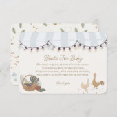 Blue Bauern Market Farm Books for Baby Insert (Vorne/Hinten)