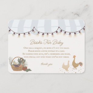 Blue Bauern Market Farm Books for Baby Insert