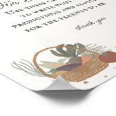 Blue Bauern Market Farm Frische Beratung für Baby Poster (Ecke)