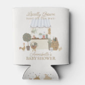 Blue Bauern Market Fresh Baby Shower Favoriten Dosenkühler (Rückseite)