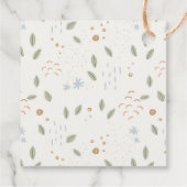 Blue Bauern Market Fresh Birthday Party Geschenkanhänger (Rückseite)