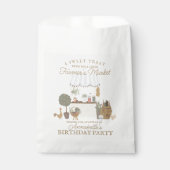 Blue Bauern Market Fresh Birthday Party Geschenktütchen (Vorderseite)