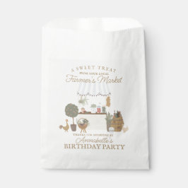 Blue Bauern Market Fresh Birthday Party Geschenktütchen