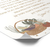 Blue Bauern Market Fresh Dont Say Baby Game Poster (Ecke)