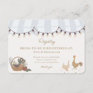 Blue Bauern Market Fresh Registry Insert