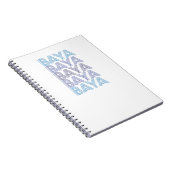 Blue Baya Notebook Notizblock (Rechte Seite)