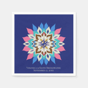Blue Bayou 4,75 x 4,75-Zoll Hochzeitsservietten Serviette