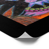 Blue Bayou Jazz Cat Poster (Ecke)