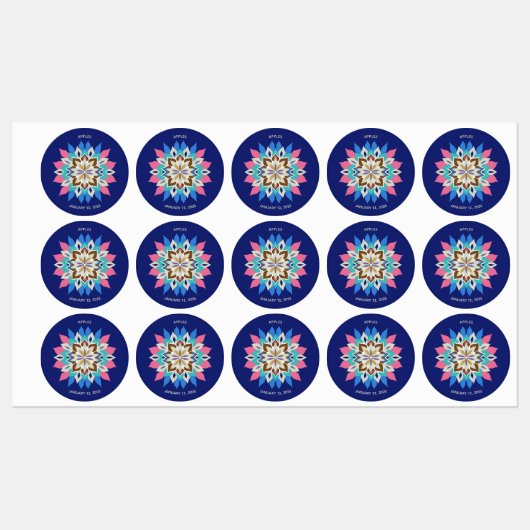 Blue Bayou Klebstoff Etiketten (Blatt)