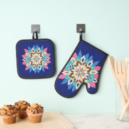 Blue Bayou Ofenhandschuh & Topflappen-Set