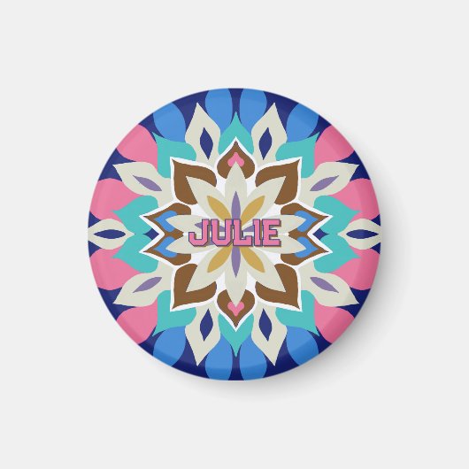 Blue Bayou Runde Magnet (Vorne)