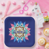 Blue Bayou Square Papierplatten Pappteller (Party)