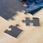 Blue Bazaar Gasse | Chefchaouen, Marokko Puzzle (Seite)