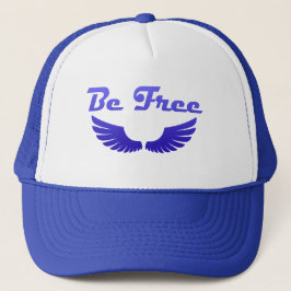 Blue Be Free Hat Truckerkappe