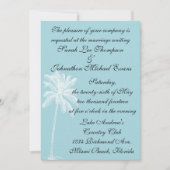 Blue Beach Einladung 5 x 7 (Vorderseite)