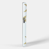 Blue Beach Gold Muscheln Case-Mate iPhone Hülle (Rückseite / Rechts)