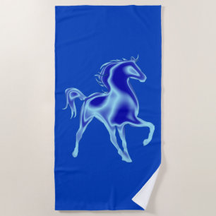 Blue Beach Handtuch mit Pferd - Ihre Farben