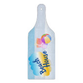 Blue Beach House Chopping Board Schneidebrett (Vorderseite)