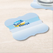 Blue Beach House Paper Untersetzer (angewinkelt)