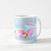 Blue Beach House Tasse (VorderseiteRechts)