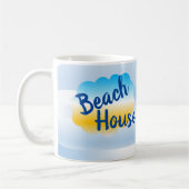 Blue Beach House Tasse (Links)