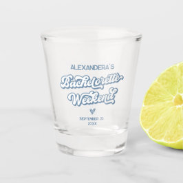 Blue Beach Junggeselinnen-Abschied Schnapsglas