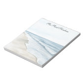Blue Beach Ocean Notizblock (Rotiert)