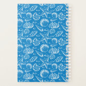 Blue Beach Pattern Planer (Rückseite)